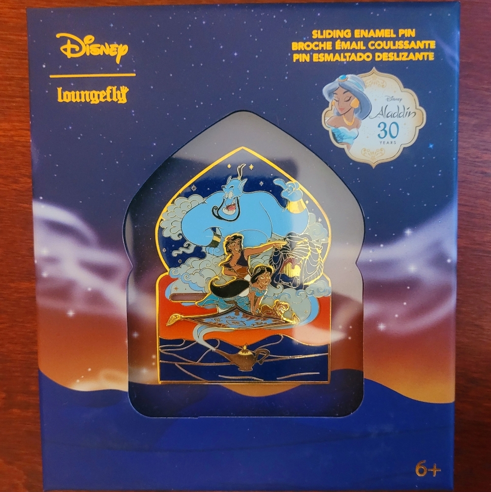 Loungefly Disney Aladdin 30th Anniversary pin